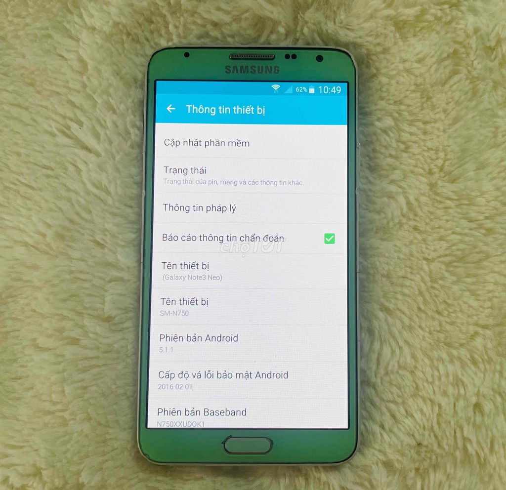 Galaxy Note 3 Neo Xanh lá cực Hiếm. Mua bán Điện thoại tại Quận Phú Nhuận Tp Hồ Chí Minh được đăng bởi Minh hình 1