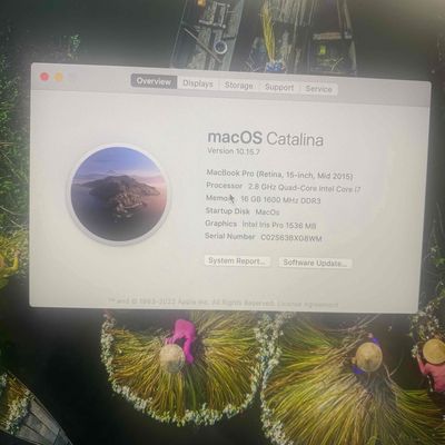 Bán Macbook Pro 15 mới 98%, cấu hình cao