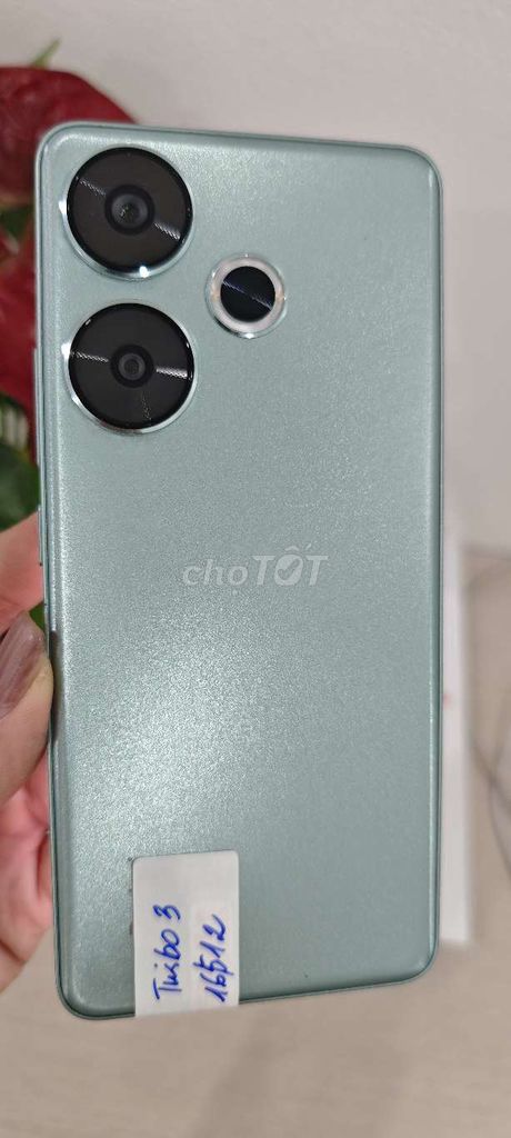 Turbo 3 16/512 5G Xanh kèm sạc cáp cod toàn quốc. Mua bán Điện thoại tại Quận Ba Đình Hà Nội được đăng bởi Android Top hình 1