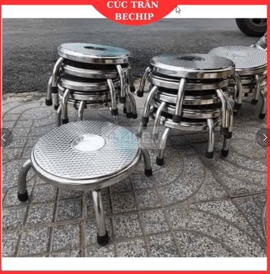 GHẾ INOX THẤP, GHẾ NGỒI XỔM SIÊU BỀN  - BECHIP. Mua bán Bàn ghế tại Quận Hoàng Mai Hà Nội được đăng bởi Siêu thị Anh Tú 68  