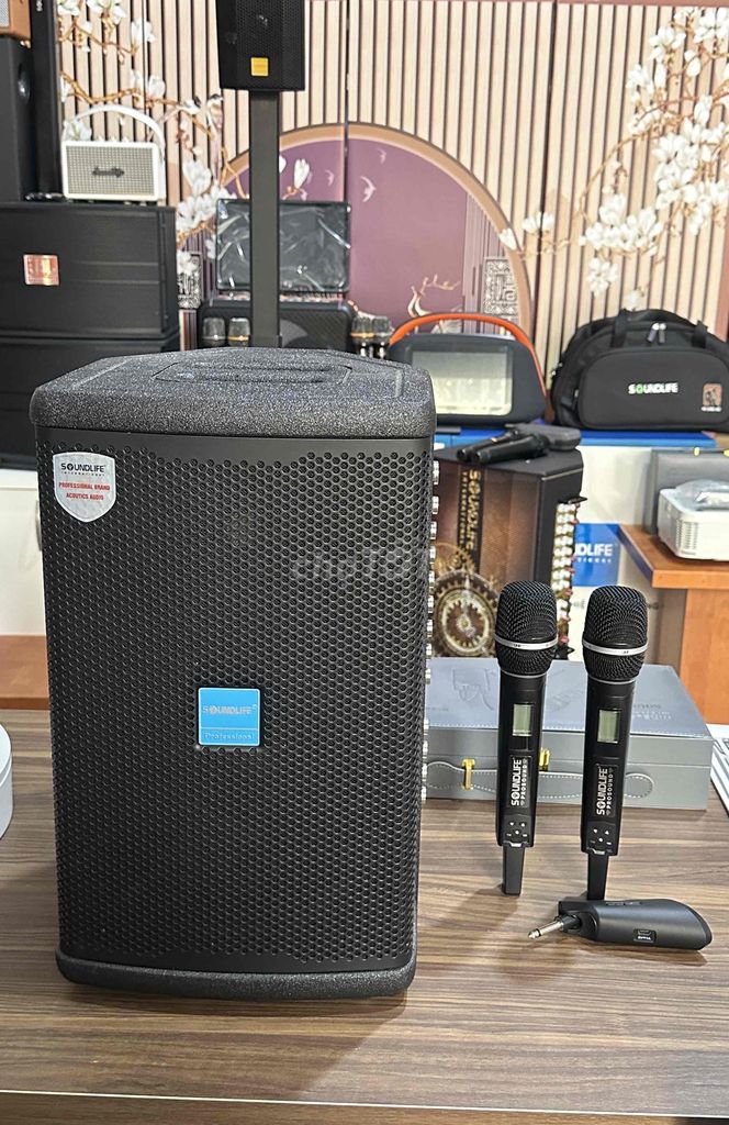 Loa kéo SOUNDLIFE JT08-66 Đen. Mua bán Tivi, Âm thanh tại Quận Long Biên Hà Nội được đăng bởi SOUNDLIFE ÂM THANH CHÍNH HÃNG CAO CẤP hình 1