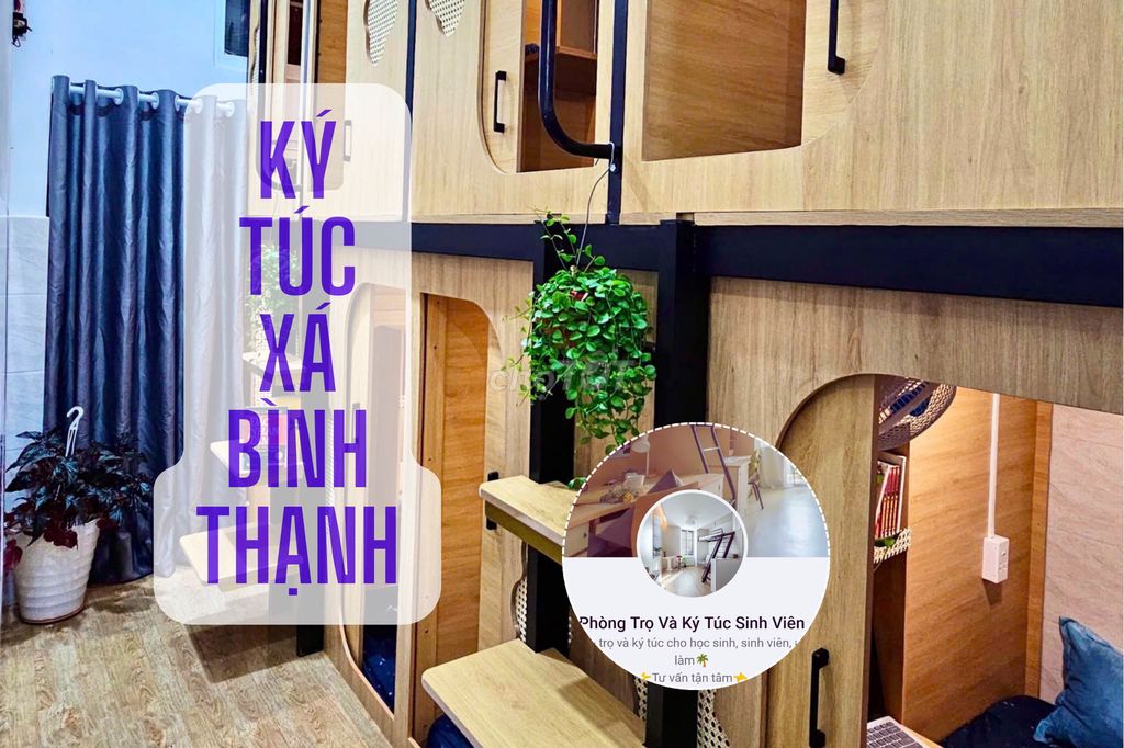 🌈🌈 Sleepbox/Ký Túc Xá Bình Thạnh - Sân vườn mát mẻ