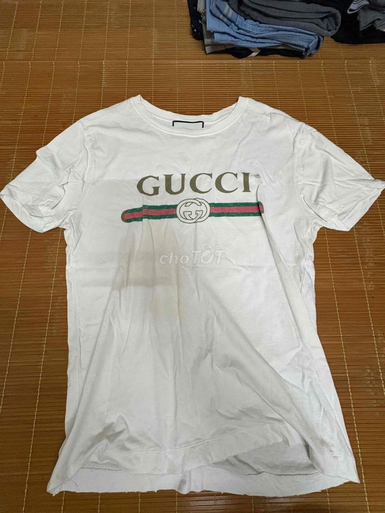 Áo phông Gucci Unisex Thoáng mát Trắng. Mua bán Quần áo tại Quận Hai Bà Trưng Hà Nội được đăng bởi Tan Nguyen hình 1