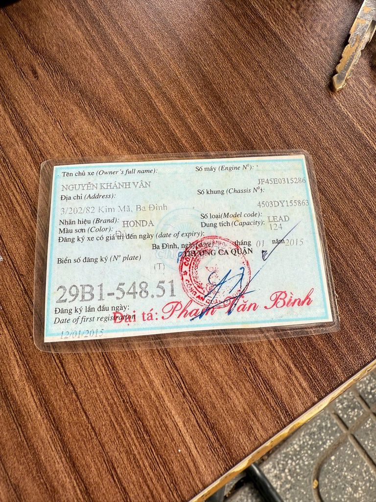 Honda Lead 2015. Mua bán Xe máy tại Quận Hoàng Mai Hà Nội được đăng bởi Trường Giang Phạm hình 12