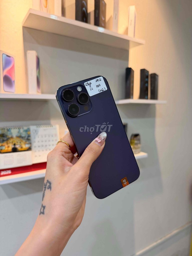 14 Promax 128Gb Quốc Tế Mỹ , Pin 87. Mua bán Điện thoại tại Quận Thanh Xuân Hà Nội được đăng bởi T Mobile  hình 1