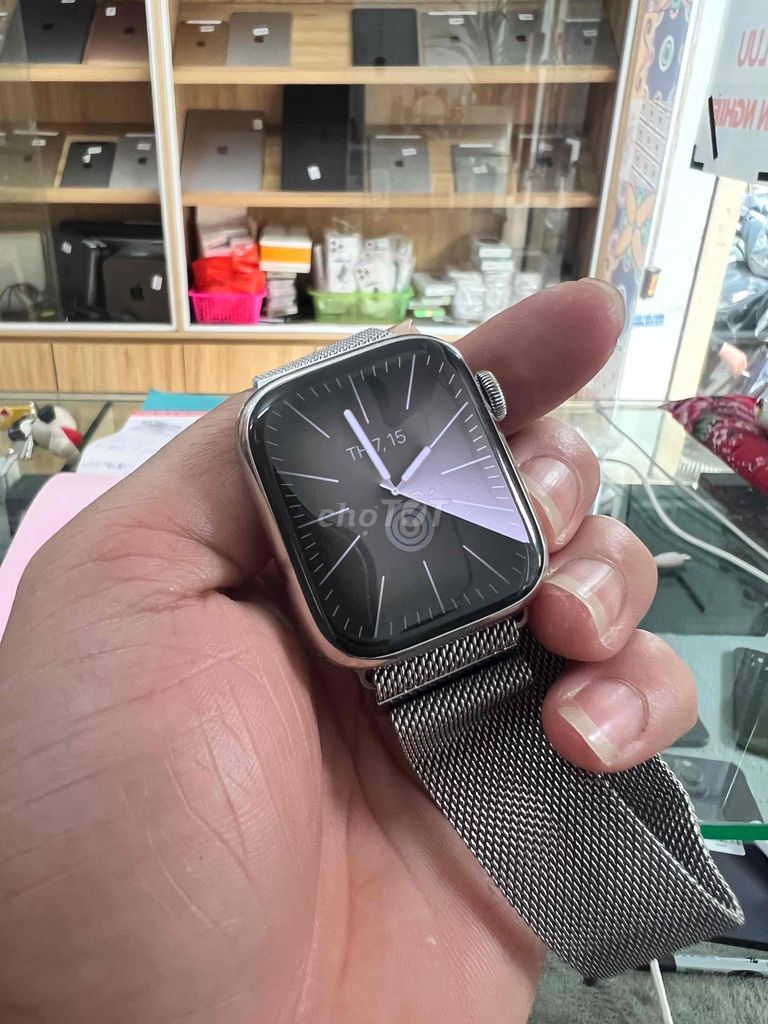 Apple Watch seri 7 41 theo trắng zin đẹp 98!ô