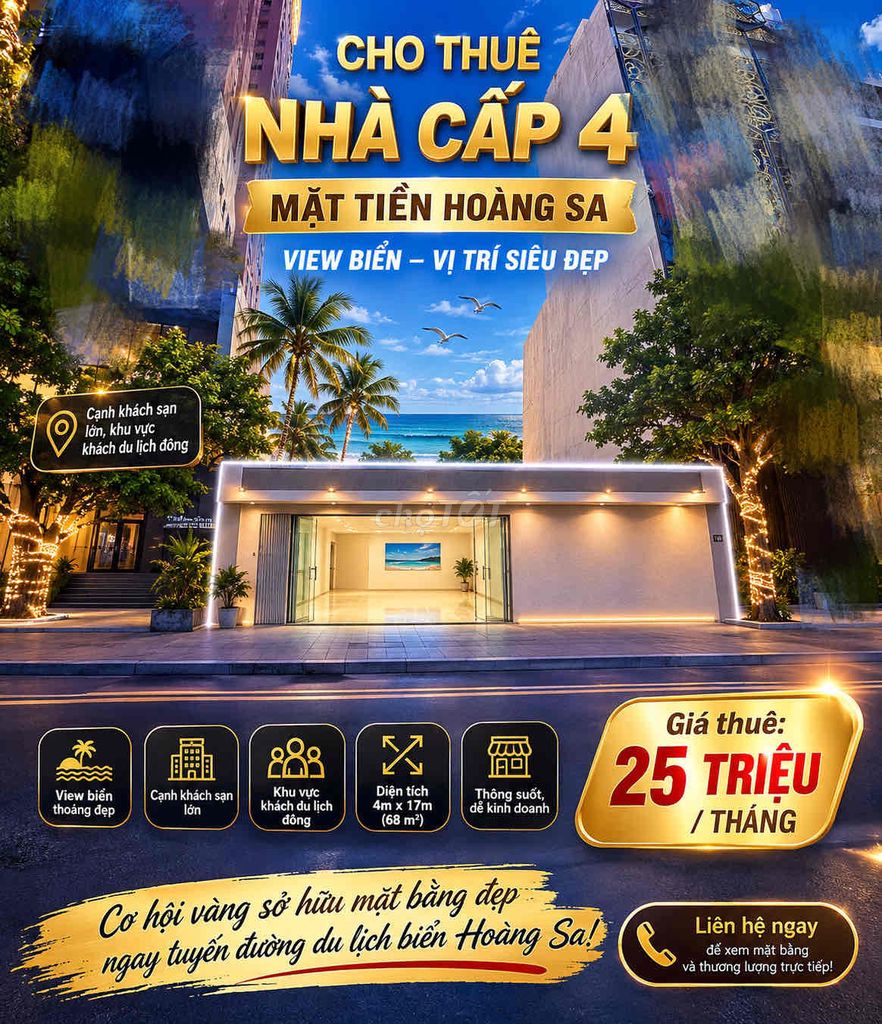 Аренда · 1 комн. · 68 м² · Quận Sơn Trà, ул. Đường Hoàng Sa