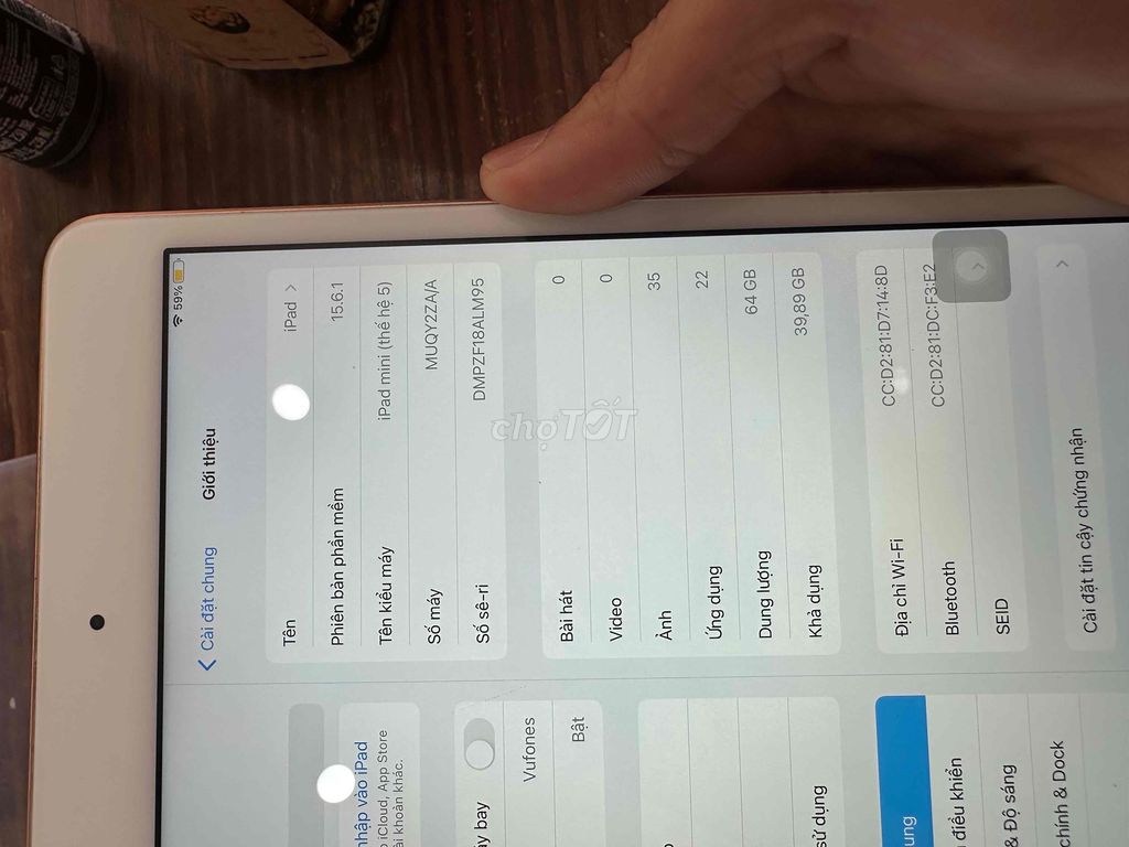 Ipad mini 5 thanh lý