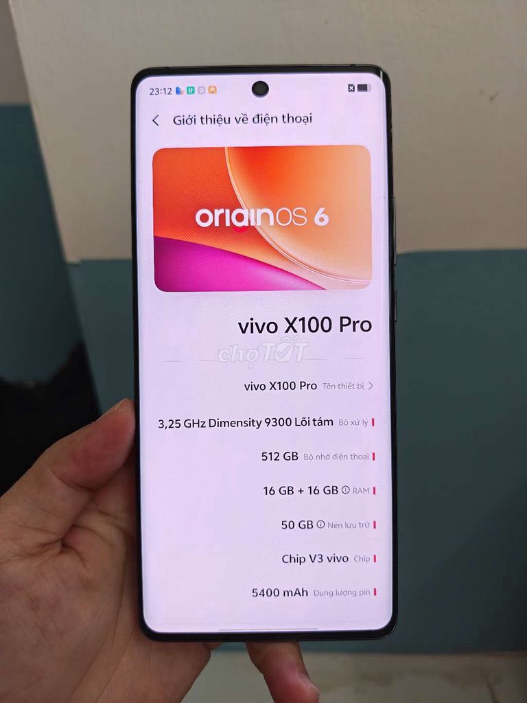 Vivo X100 Pro 16/512GB Pin 92. Mua bán Điện thoại tại Quận Gò Vấp Tp Hồ Chí Minh được đăng bởi Vân hình 1