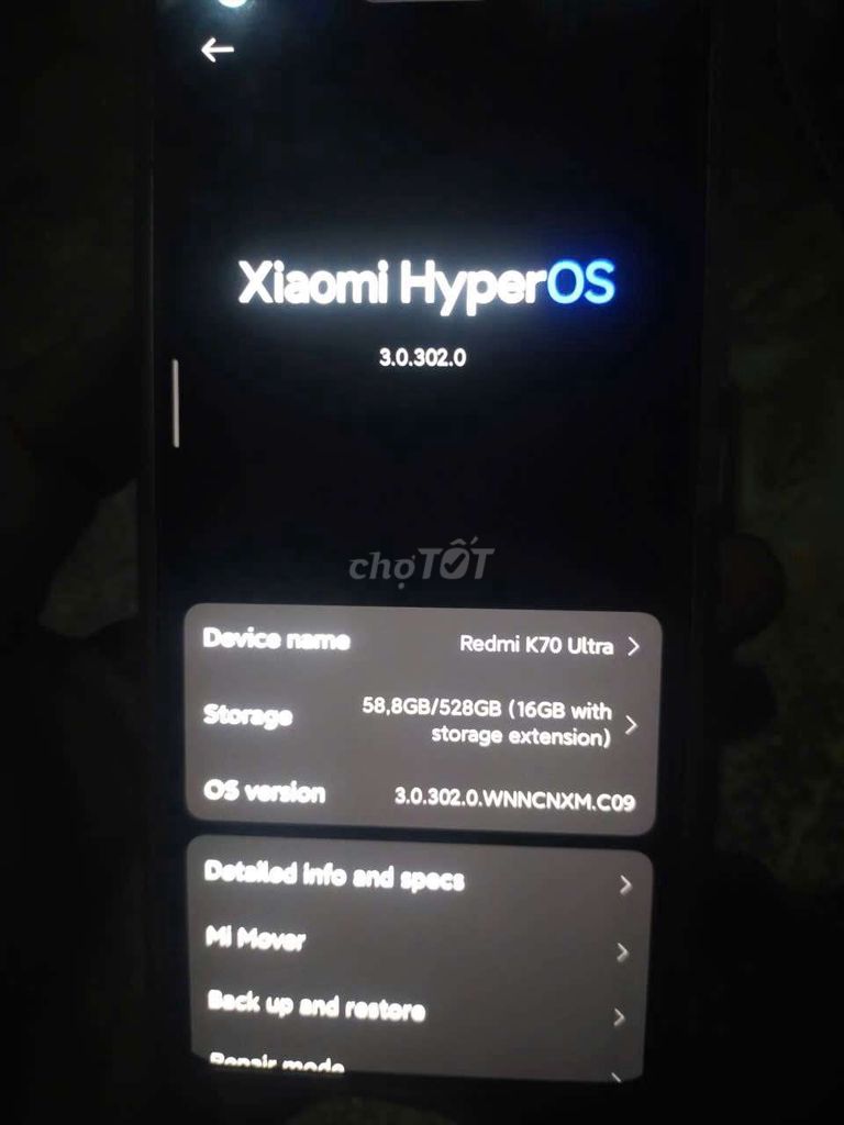 Xiaomi K70 Ultra 16GB/526GB HyperOS. Mua bán Điện thoại tại Thành phố Bến Tre Bến Tre được đăng bởi Ka hình 1