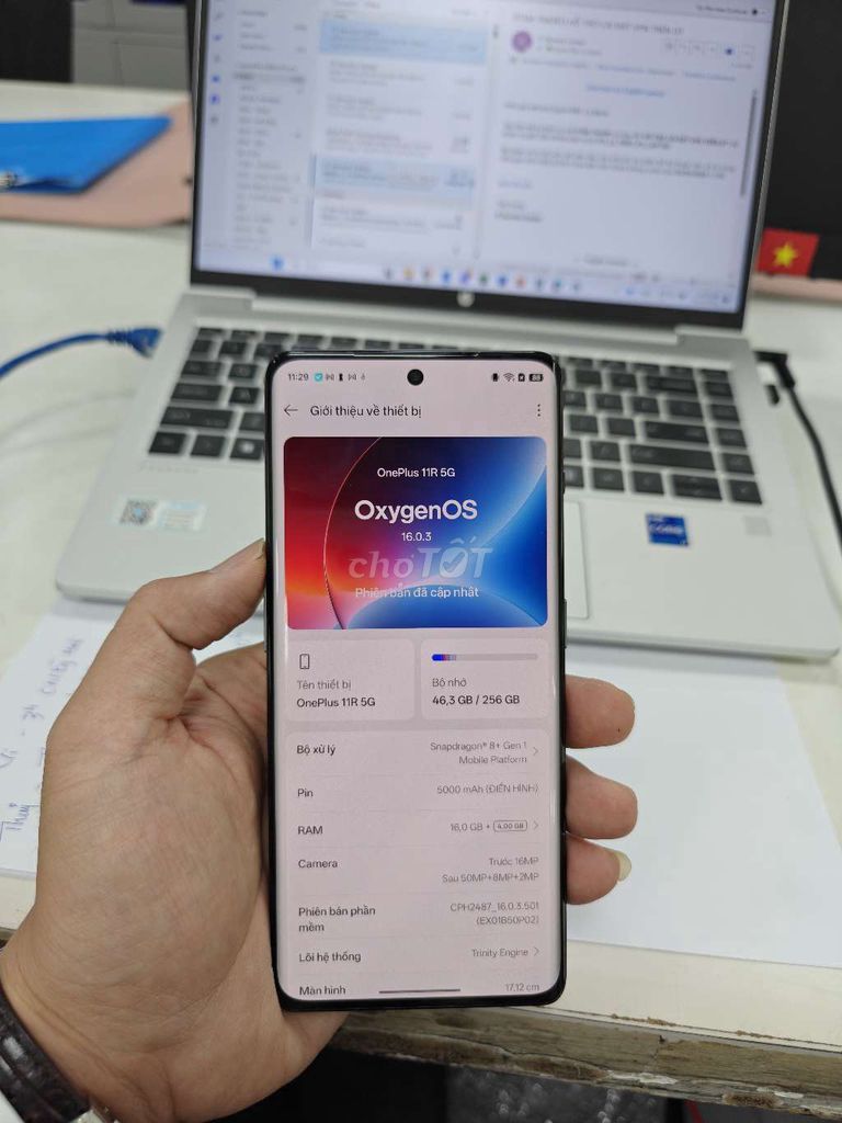 OnePlus Ace 2 16GB/256GB Đen. Mua bán Điện thoại tại Quận 5 Tp Hồ Chí Minh được đăng bởi ManhQuynh hình 1