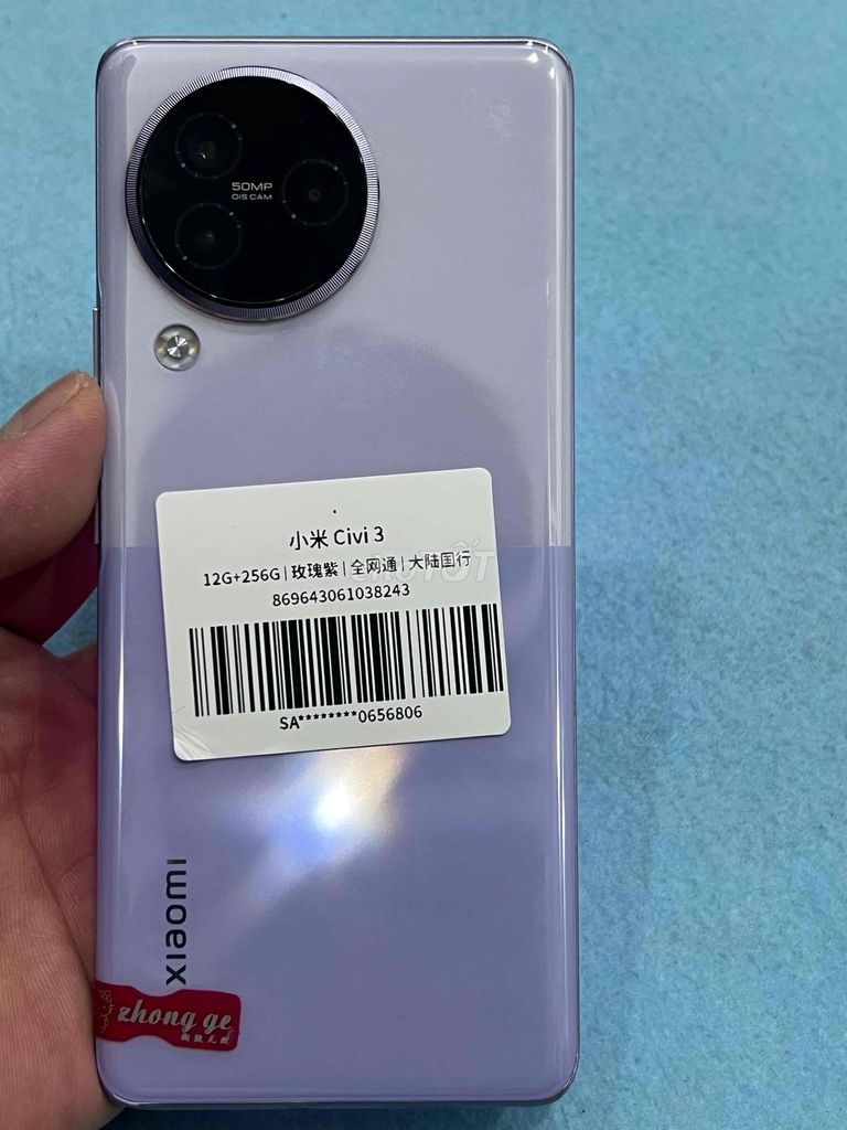 Xiaomi Civi 3 12GB/256GB Tím. Mua bán Điện thoại tại Quận Hoàng Mai Hà Nội được đăng bởi Nguyennoi hình 1