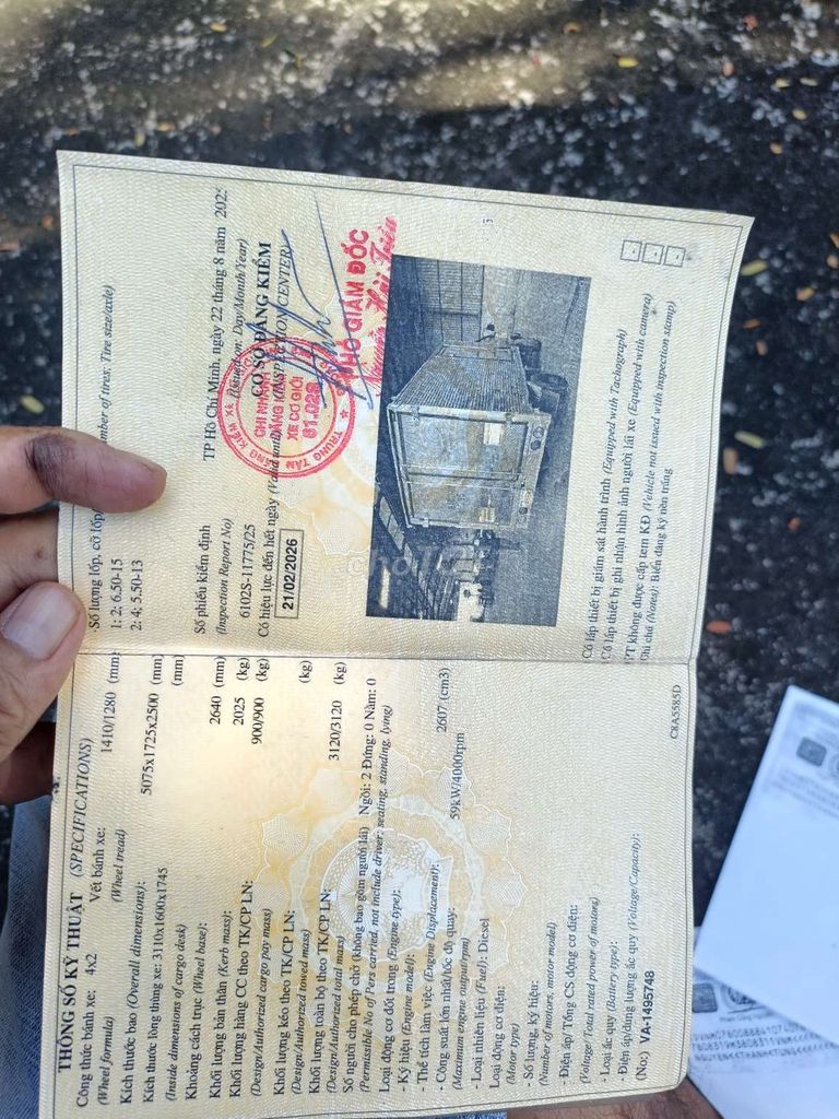 Huyndai 1.25T đời 2005. Mua bán Xe tải, xe ben tại Thành phố Thủ Dầu Một Bình Dương được đăng bởi Thiên Kim  hình 11