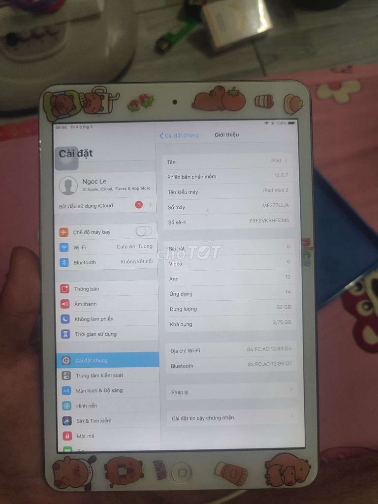 iPad mini2 32g. Mua bán Máy tính bảng tại Quận 8 Tp Hồ Chí Minh được đăng bởi Lam Lam hình 4