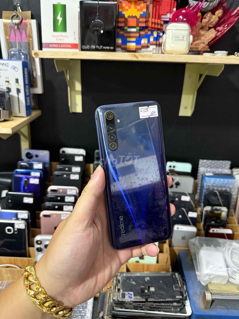 Realme 6 128GB Xanh. Mua bán Điện thoại tại Quận Bình Thạnh Tp Hồ Chí Minh được đăng bởi SyTuan hình 1