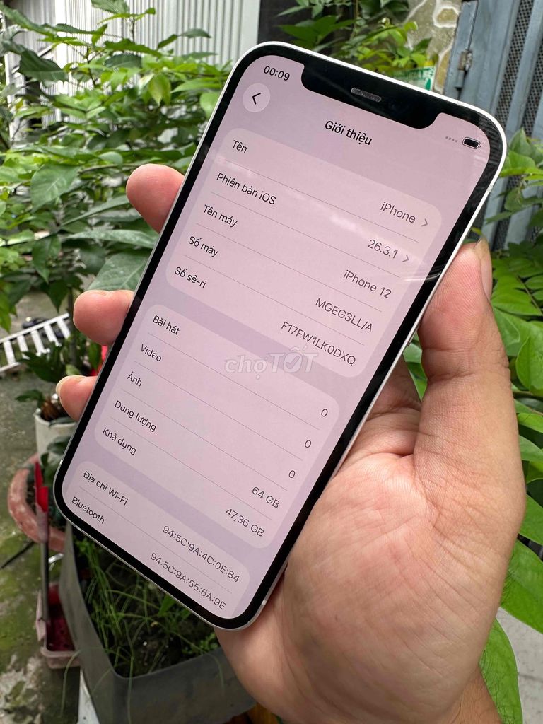 iPhone 12 64GB Trắng. Mua bán Điện thoại tại Huyện Bình Chánh Tp Hồ Chí Minh được đăng bởi Lâm mobiphone hình 1