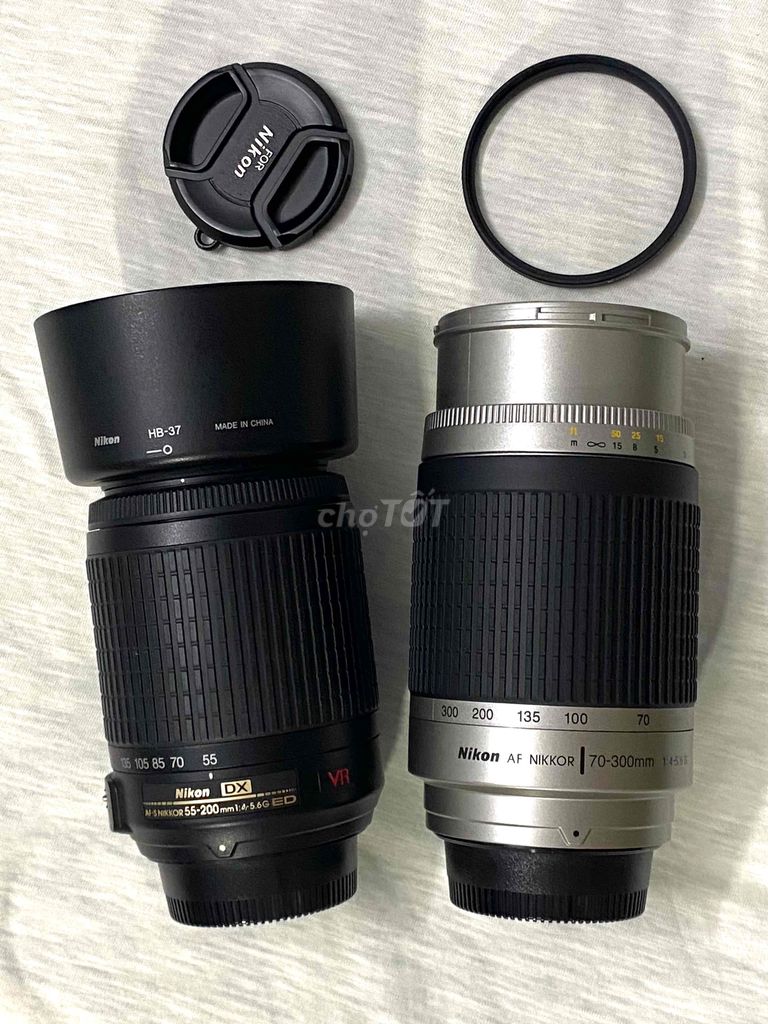 Nikon 70-300 G nâu bạc . đèn Canon YN 660