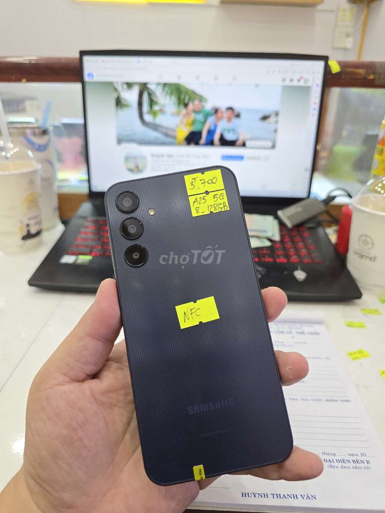 Samsung A25 5G - 8/128GB. Mua bán Điện thoại tại Thành phố Long Xuyên An Giang được đăng bởi Facebook Cầm Đồ Thúy Vân hình 1