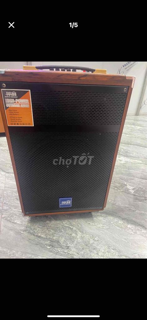 Loa kéo RR88 Nâu Bluetooth Di động. Mua bán Tivi, Âm thanh tại Huyện Ba Tri Bến Tre được đăng bởi Xuân Trúc hình 1
