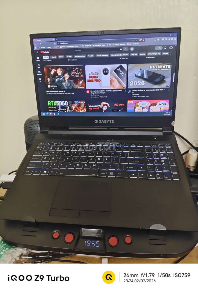 Gigabyte G5 KC i5-10500H RTX 3060 32GB/512GB Đen. Mua bán Laptop tại Thị xã Từ Sơn Bắc Ninh được đăng bởi Quang Anh hình 1