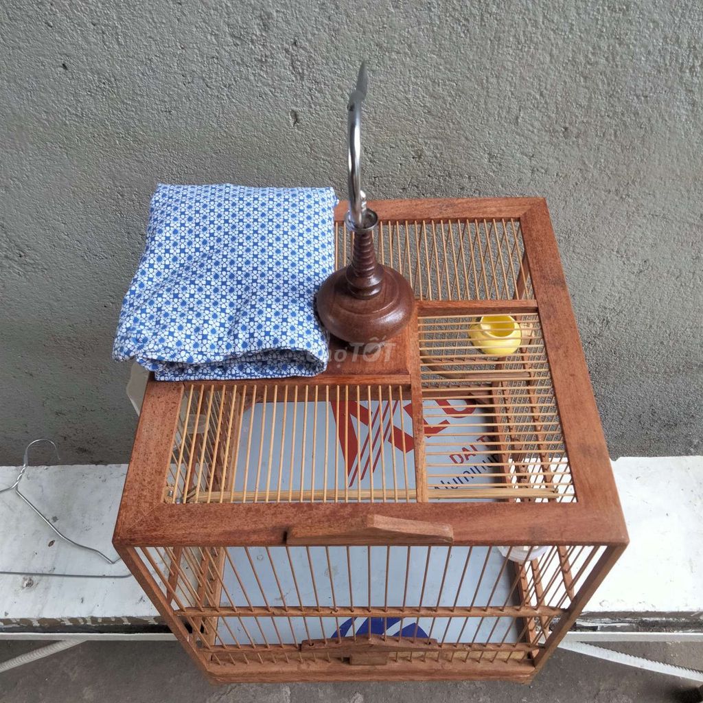 Lồng chim Nan cáp Nâu Vuông 95% mới. Mua bán Phụ kiện, Thức ăn, Dịch vụ tại Huyện Trảng Bom Đồng Nai được đăng bởi huy hình 1