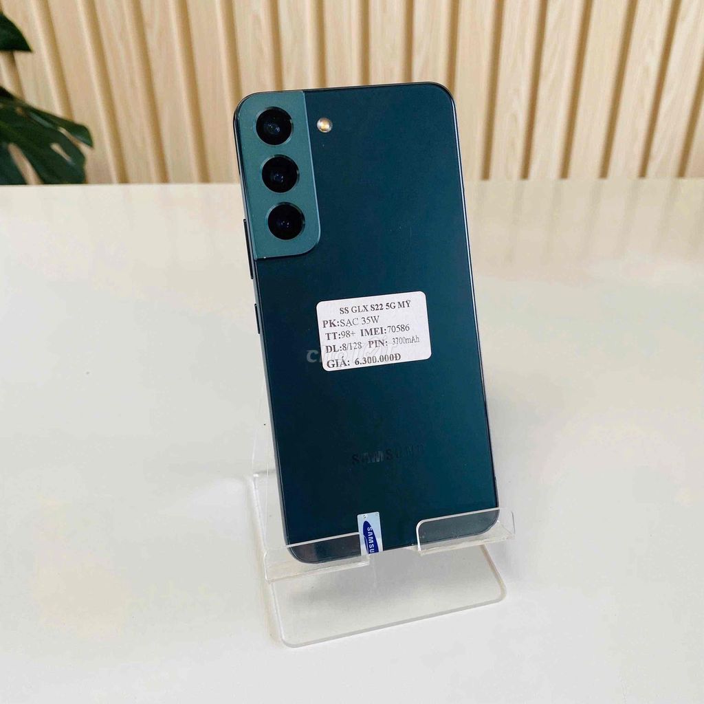 Samsung S22 5G -8/128GB - Nguyên Zin - Đẹp 99. Mua bán Điện thoại tại Quận Ninh Kiều Cần Thơ được đăng bởi Hmphone hình 1