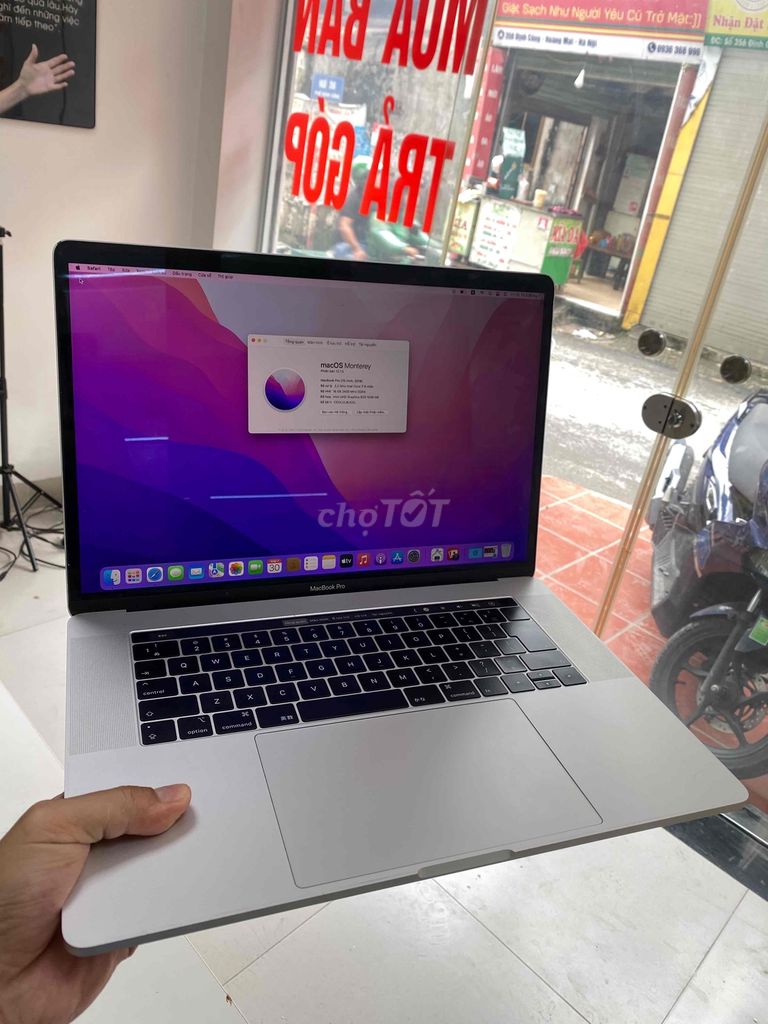 macbook pro 2018 i7 ram 16 ssd 256 màn 15 inh