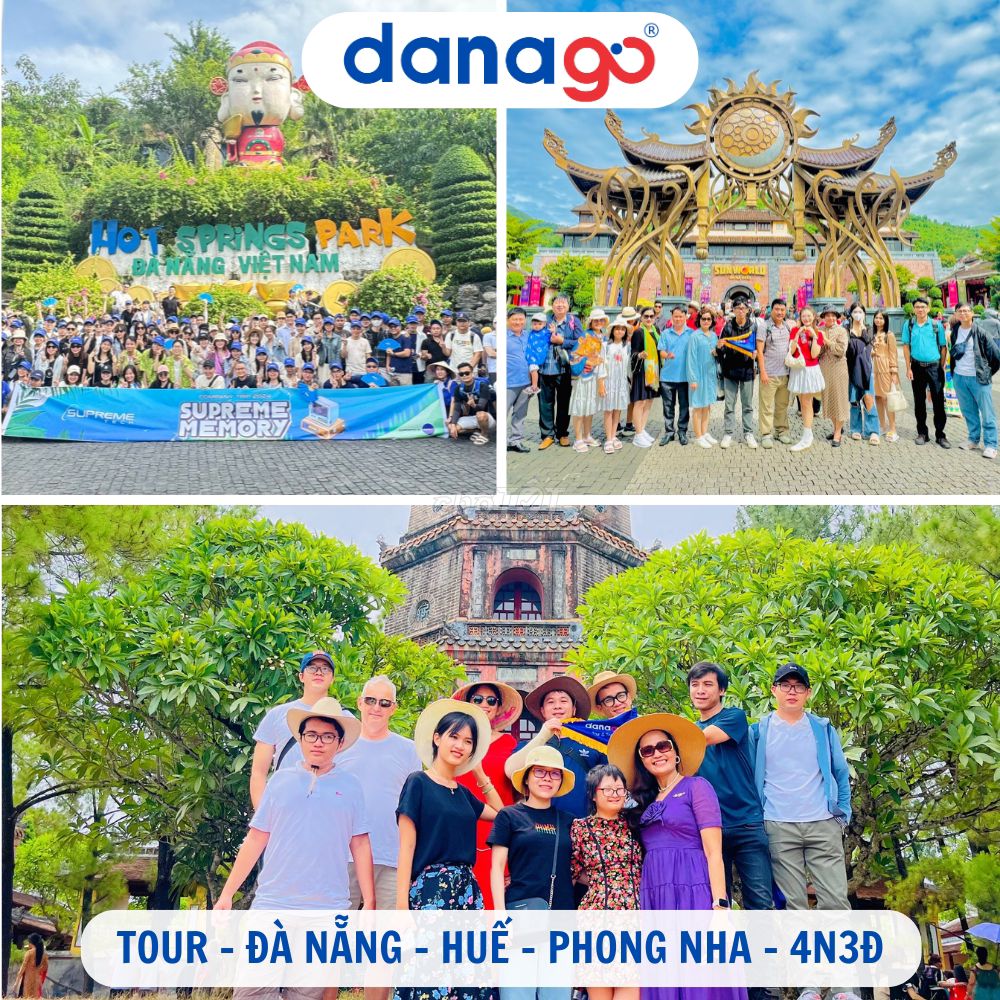 Tour Đà Nẵng-Huế-Phong Nha 4N3Đ | DANAGO Travel