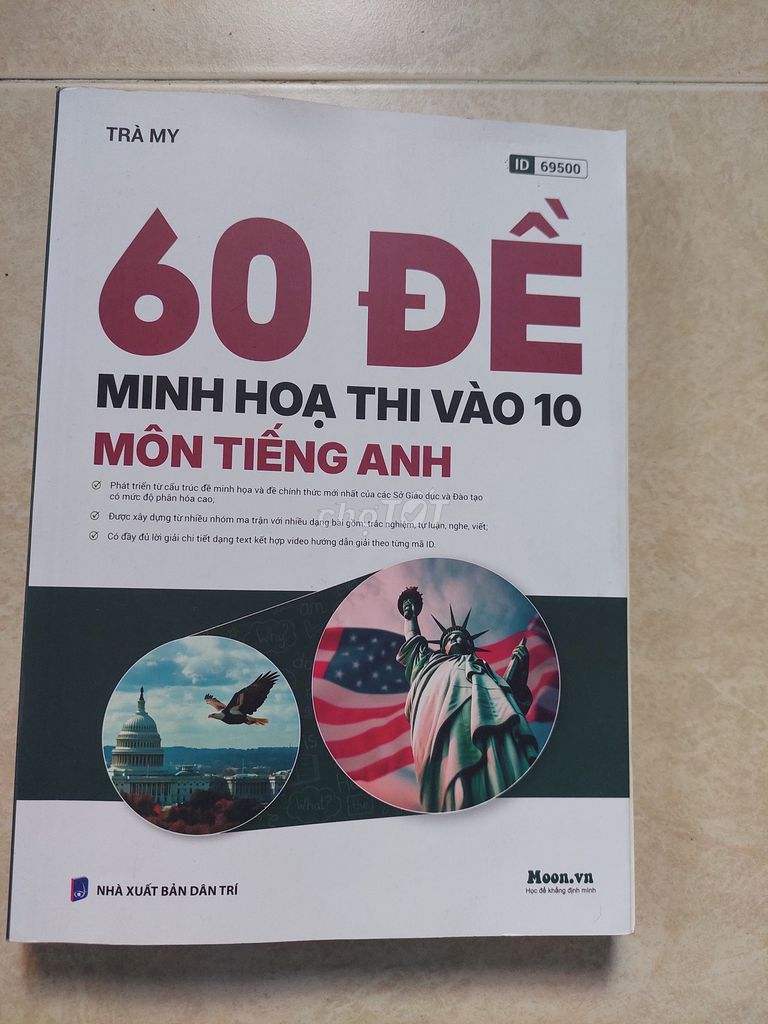 Sách Luyện thi 60 đề minh họa Tiếng Anh. Mua bán Sách tại Quận 1 Tp Hồ Chí Minh được đăng bởi Anh Năm hình 1