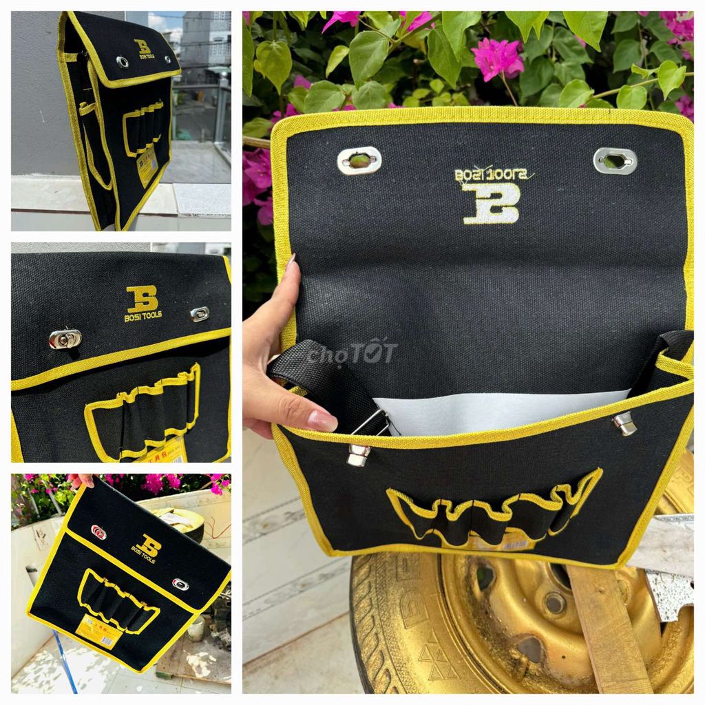 Túi đựng dụng cụ BOSI TOOLS Vải. Mua bán Phụ kiện thời trang khác tại Quận Bình Thuỷ Cần Thơ được đăng bởi  Thiết Bị Cơ Khí Trà Nóc Cần Thơ hình 1