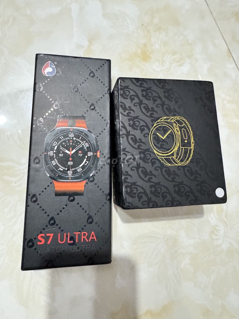 Đồng hồ thông minh S7 Ultra Đen, Cam. Mua bán Thiết bị đeo thông minh tại Quận Bình Thạnh Tp Hồ Chí Minh được đăng bởi Dy Dy hình 1