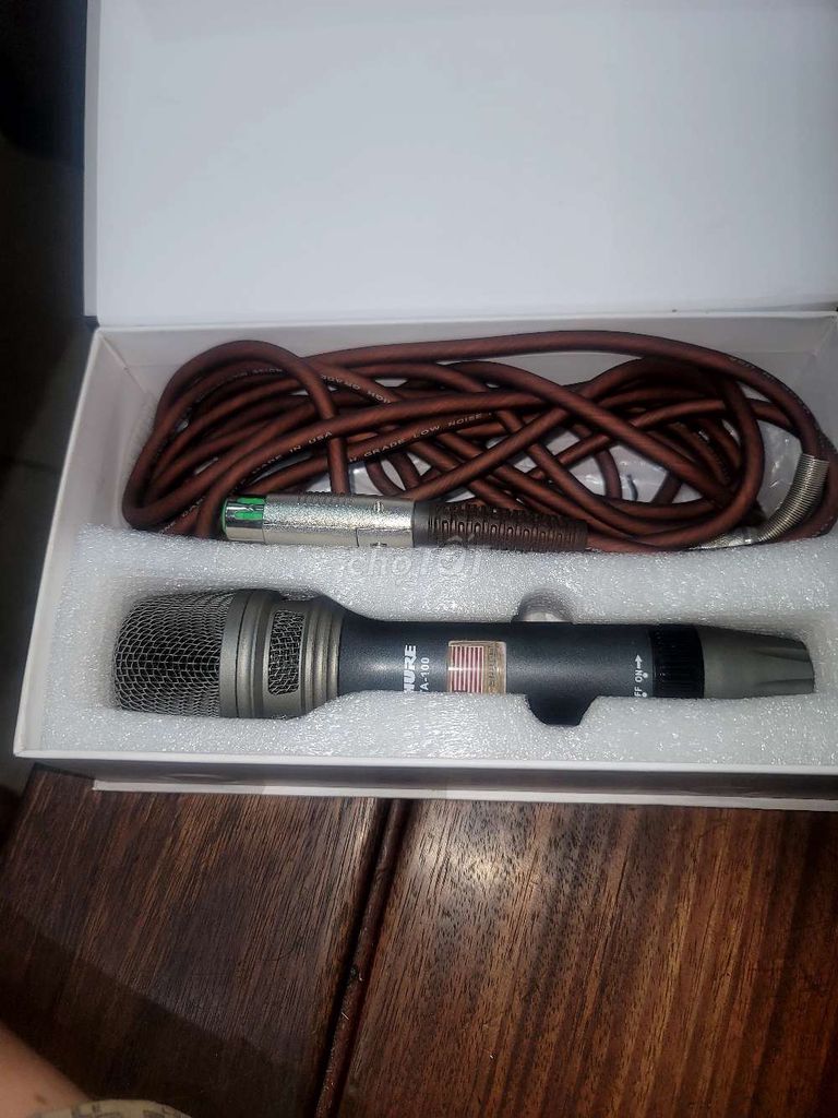 Microphone có dây Shure TA-100 Xám. Mua bán Tivi, Âm thanh tại Thành phố Biên Hòa Đồng Nai được đăng bởi Nguyễn Văn Hòa hình 1