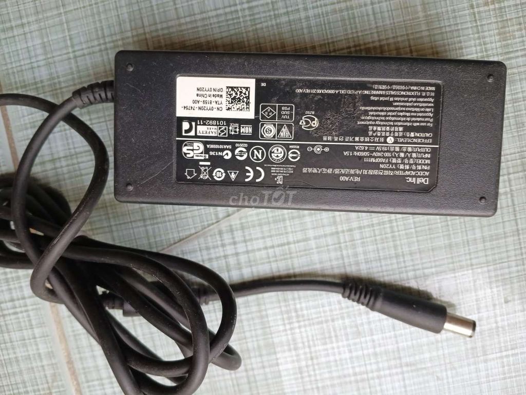 Sạc laptop Dell Đầu to kim Đen. Mua bán Phụ kiện (Màn hình, Chuột...) tại Quận Hải Châu Đà Nẵng được đăng bởi Long hình 1