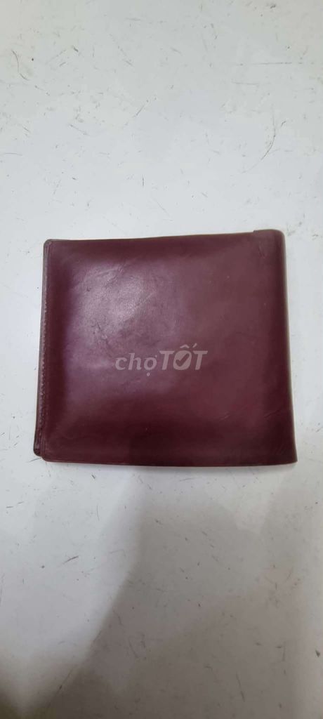 Ví Nam Da thật Đỏ đô 2 ngăn. Mua bán Túi xách tại Thành phố Nha Trang Khánh Hòa được đăng bởi Đồ Secondhand hình 1