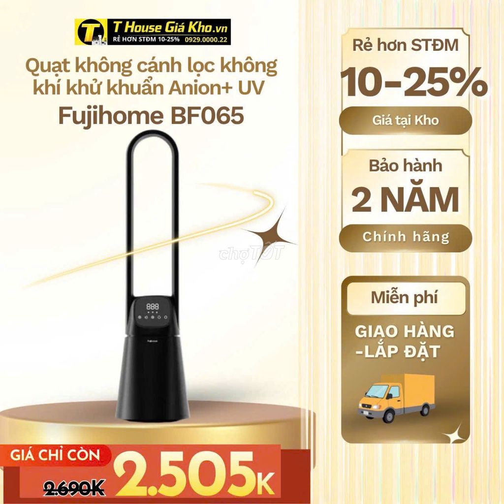 QUẠT KHÔNG CÁNH HIỆN ĐẠI THƯƠNG HIỆU FUJIHOME. Mua bán Quạt tại Quận Hải Châu Đà Nẵng được đăng bởi Thousgiakho hình 1