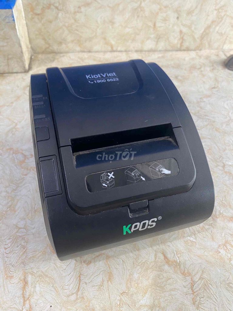 Máy in hóa đơn KiotViet KPOS Đen. Mua bán Đồ dùng văn phòng tại Quận Ngũ Hành Sơn Đà Nẵng được đăng bởi Tuyết Lê hình 1