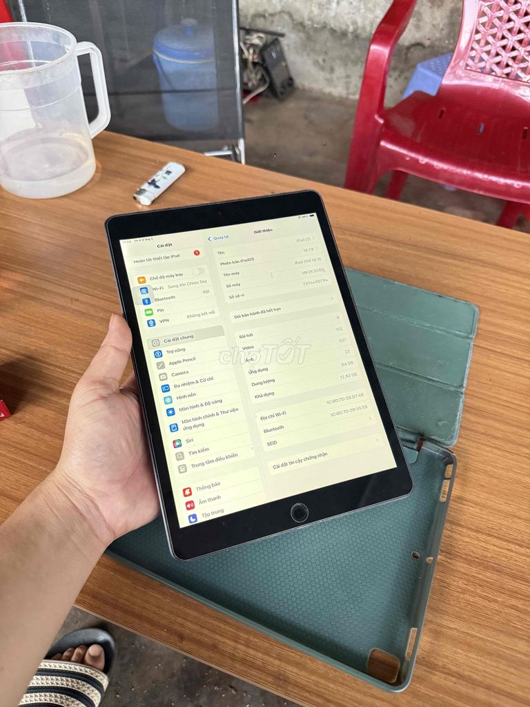 Apple iPad Gen 9 64GB Xám Đã sử dụng. Mua bán Máy tính bảng tại Thành phố Buôn Ma Thuột Đắk Lắk được đăng bởi ToMy hình 1