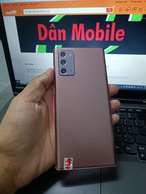 SAMSUNG NOTE 20 8/256GB PIN 4300 VN 2 SIM ZIN ĐẸP