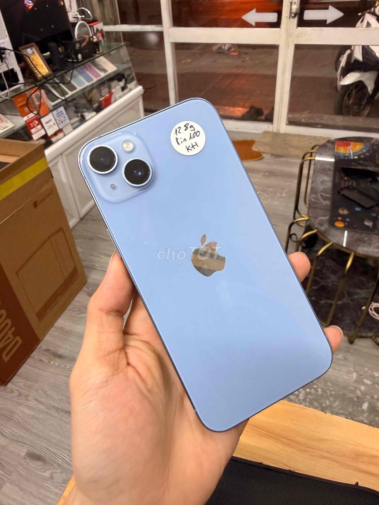 Apple iPhone 14 Plus 128GB Xanh bản sim vật lý. Mua bán Điện thoại tại Thành phố Nha Trang Khánh Hòa được đăng bởi khaitransmartphone hình 1