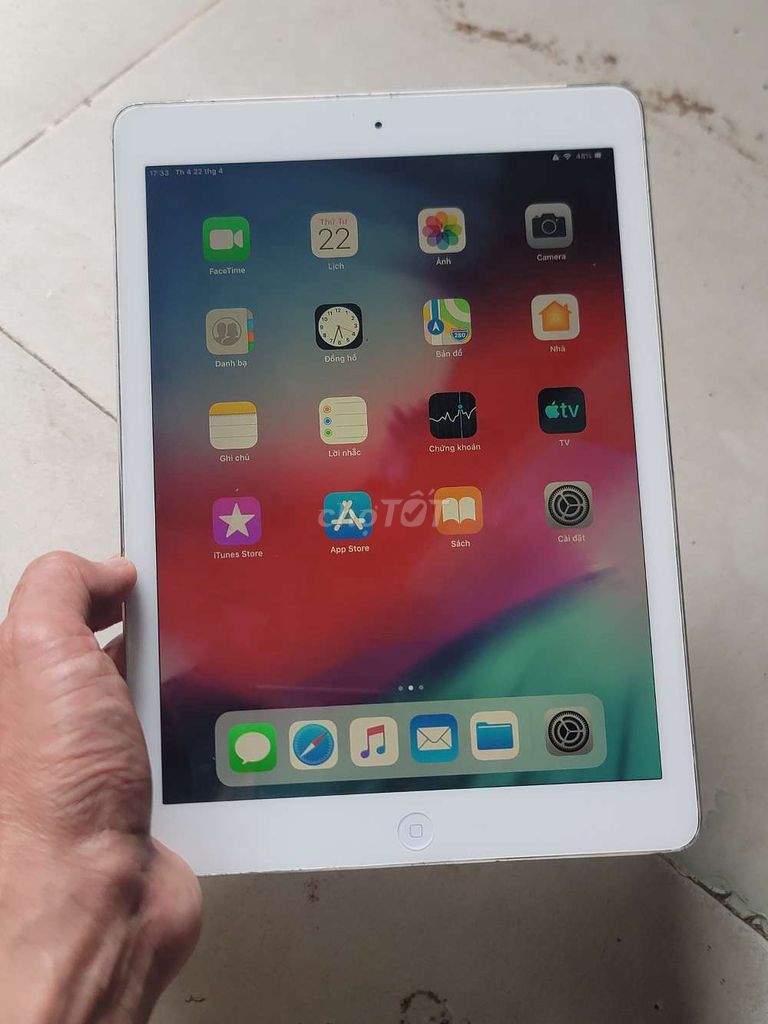 Apple iPad Air 64GB Bạc. Mua bán Máy tính bảng tại Quận 12 Tp Hồ Chí Minh được đăng bởi Minh hình 1