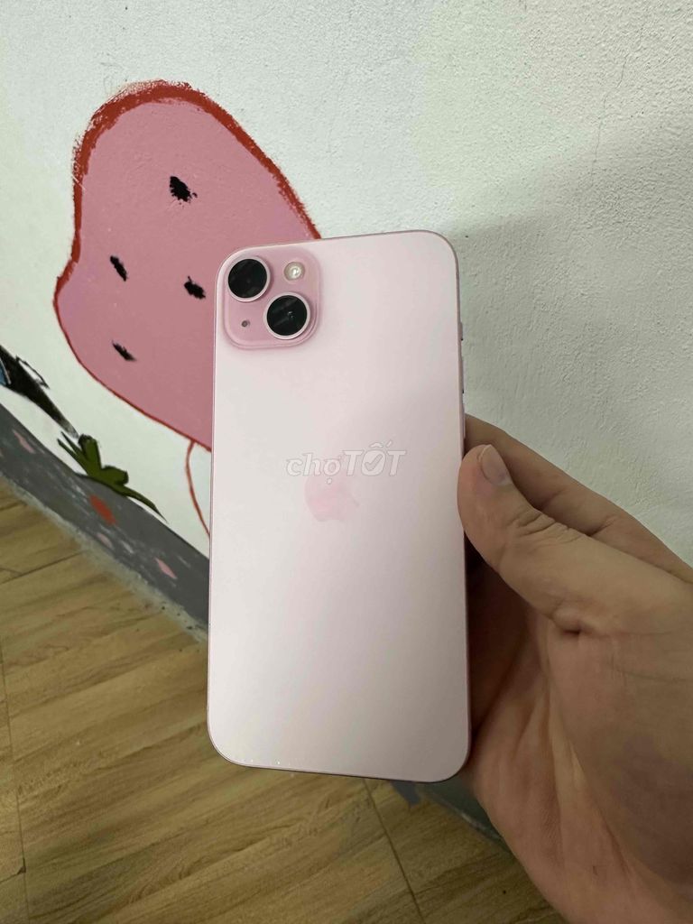 Ip 15PLUS 128g màu Hồng zin all
