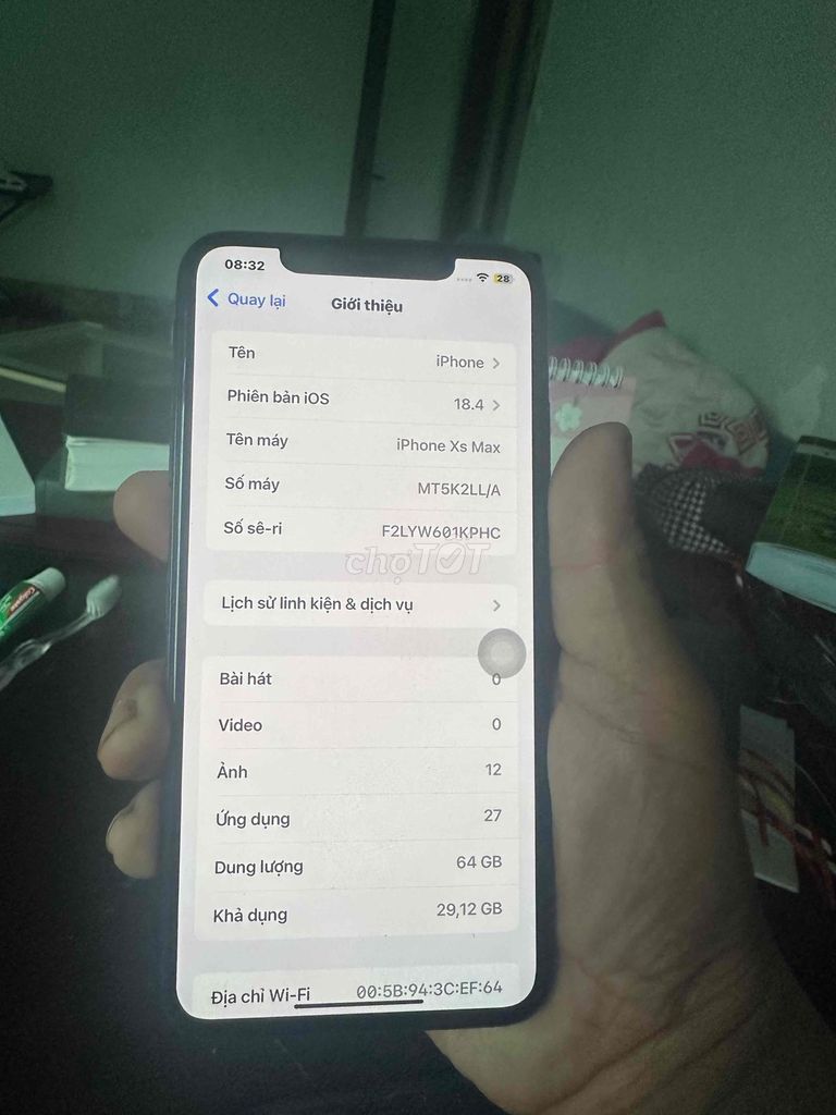 Xs Max 64g bp. Mua bán Điện thoại tại Quận Thanh Xuân Hà Nội được đăng bởi Đã hết rồi hình 1