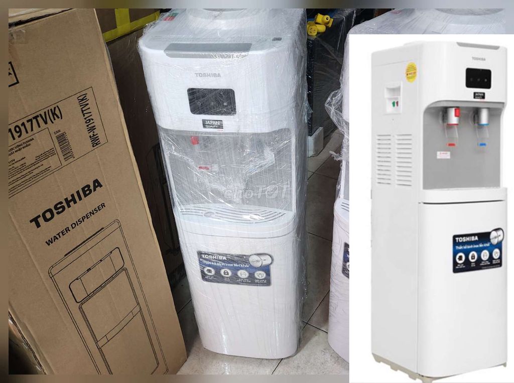 Cây nước nóng lạnh TOSHIBA 670W ,block ga lạnh.Mới