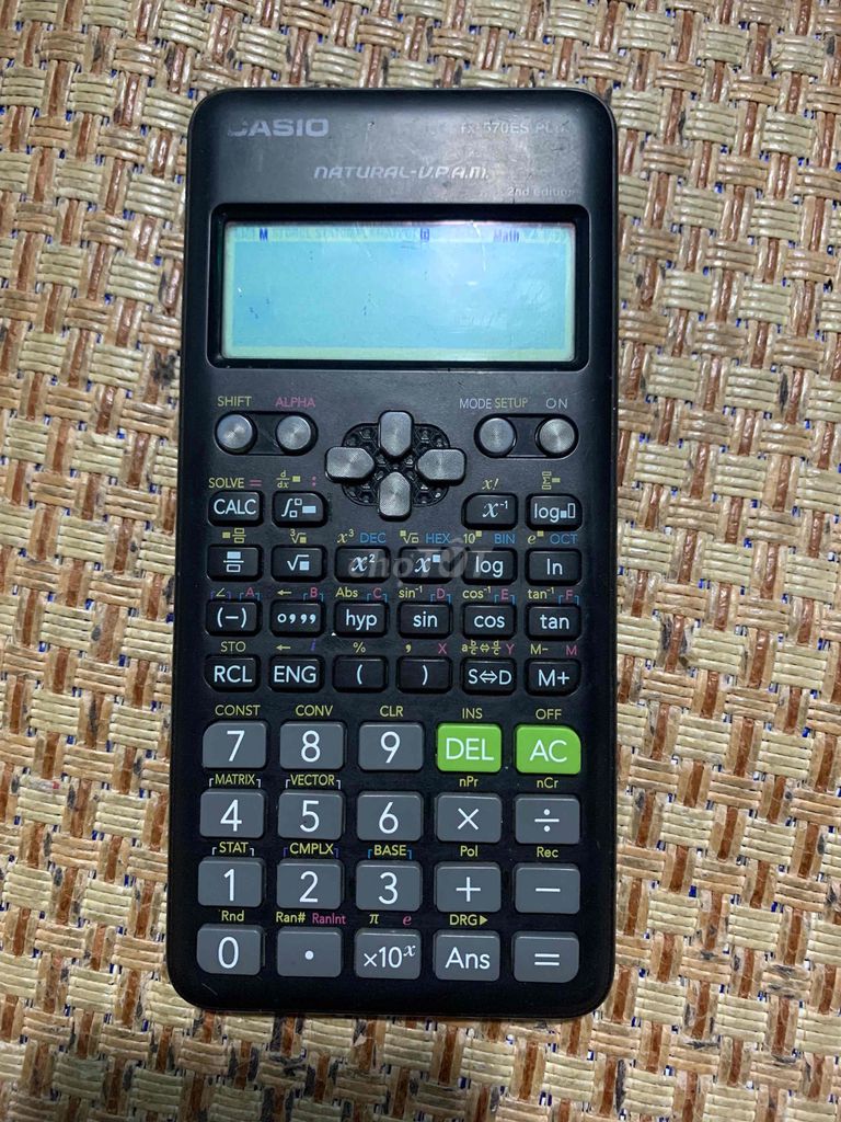 Máy tính Casio FX-570ES PLUS Đen. Mua bán Đồ dùng văn phòng tại Huyện Thiệu Hóa Thanh Hóa được đăng bởi Anh Tuyên hình 1
