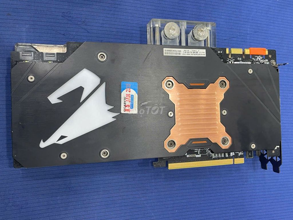 Card Aorus gtx 1080 ti waterforc extreme 11GB. Mua bán Linh kiện (RAM, Card...) tại Quận Đống Đa Hà Nội được đăng bởi Nguyễn Xuân Phương hình 1