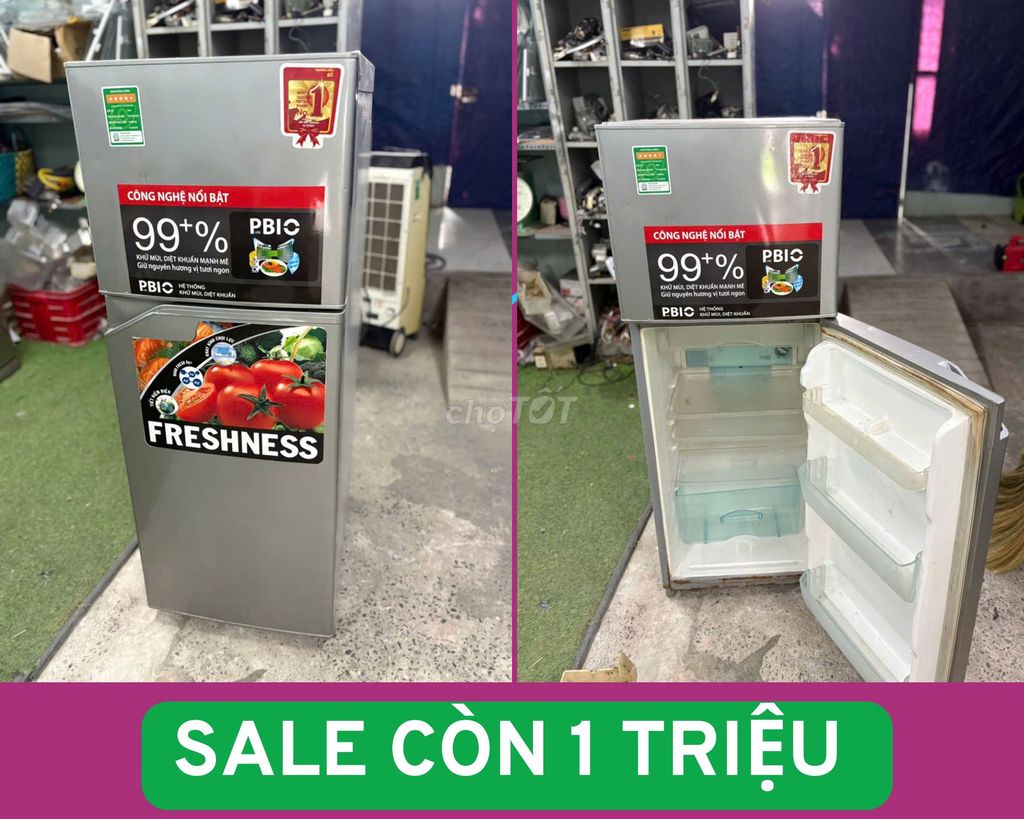 🌟 SALE 🌟TỦ LẠNH TOSHIBA 150L🌟CHỈ 1 TRIỆU🌟 CÓ BH. Mua bán Tủ lạnh tại Quận Tân Phú Tp Hồ Chí Minh được đăng bởi Nam Tiến  hình 1