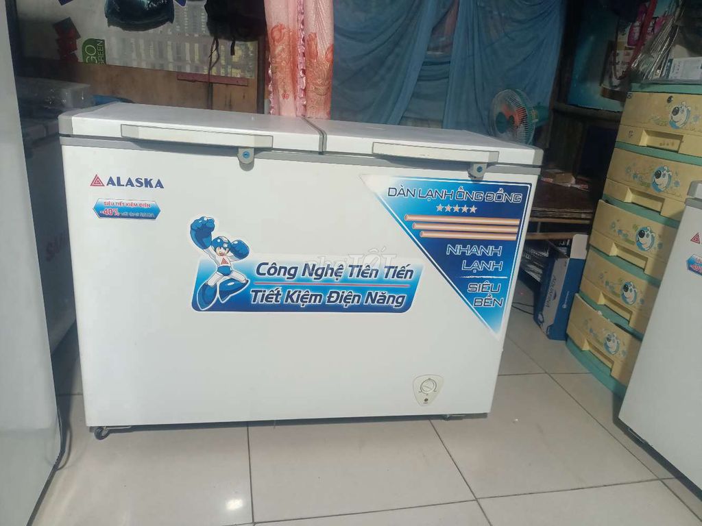 Tủ đông mát Alaska 2 ngăn 450l còn mới