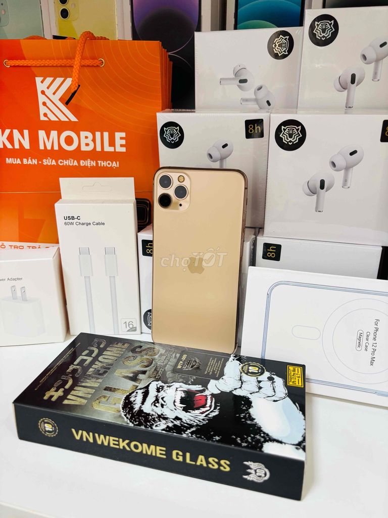 Apple iPhone 11 Pro Max 64GB Vàng. Mua bán Điện thoại tại Thành phố Long Xuyên An Giang được đăng bởi Ngân KNmobile An Giang  hình 1