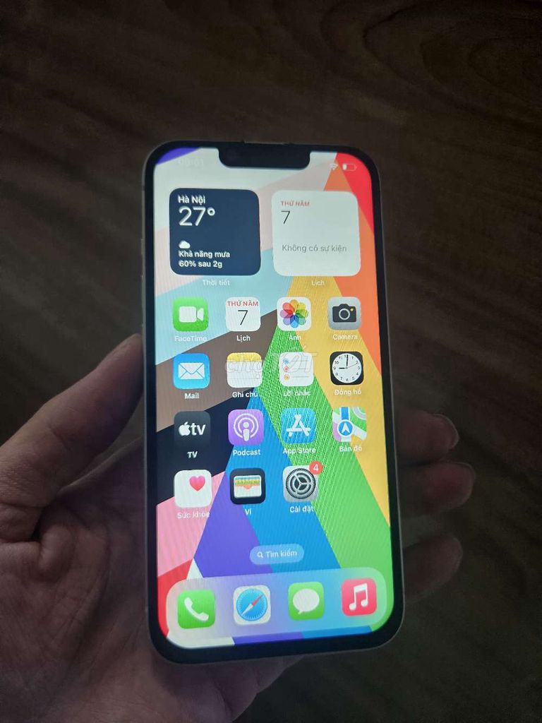 Apple iPhone 14 128GB Trắng dùng wifi. Mua bán Điện thoại tại Quận Ninh Kiều Cần Thơ được đăng bởi ipod high class hình 1