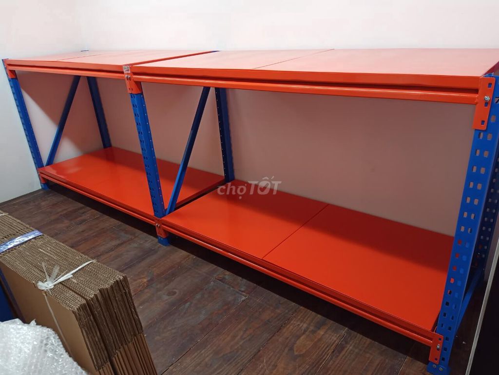 Kệ trung tải Sắt sơn tĩnh điện 2 tầng 200-300kg. Mua bán Tủ, kệ gia đình tại Huyện Bình Chánh Tp Hồ Chí Minh được đăng bởi Kệ sắt viên gia phát hình 1